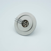 Multipin Feedthrough, 7 Pins, 500 Volts, 3.5 Amps per Pin, 0.032″ Dia Conductors, 2.16″ QF / KF Flange - A1623-5-QF - MPF Products, INC.