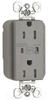 Surge Suppression Receptacle - PTTR5262-GRYSP - Thomas & Betts Corporation