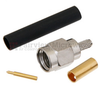 SMA Male (Plug) Connector for RG316, RG174, RG188, LMR-100A, LMR-100A-FR, 0.100 inch Cable, Solder - FMCN1351 - Fairview Microwave Inc.