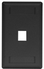 Datacommunication Face Plate - IFP11BK - Hubbell Incorporated