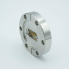 Subminiature D-type Multipin Feedthrough, 9 Pins, 500 Volts, 5 Amps per Pin, 2.75″ Conflat Flange - A1557-1-CF - MPF Products, INC.