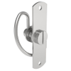 Compression Latch, Self-Adjusting, Medium Size, Tool Locking, Slotted Head, Rivet/Screw  Installation, Serrated Spring, Steel, Zinc Plated, Bright - 57-10-111-10 - Southco