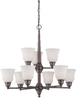 190069715 Mid. Chandeliers-Glass Up - 399091 - Capital Lighting, Inc.