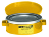 Justrite Yellow 1 qt Safety Can - 5.5 in Height - 4.875 in Overall Diameter - 697841-00280 - 697841-00280 - R. S. Hughes Company, Inc.