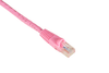 3FT Pink CAT6 550MHz Component Patch Cable UTP CM - EVNSL676-0003 - Black Box