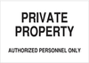 Admittance Sign - 69445 - Brady Corporation