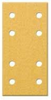Dynabrade Coated Aluminum Oxide Sanding Sheet - 120 Grit - Hook & Loop Attachment - 2 61/64 in Width x 4 21/64 in Length - Vacuum Holes: 4 - 93779 - 616026-93779 - R. S. Hughes Company, Inc.