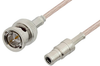 75 Ohm Mini SMB Plug to 75 Ohm BNC Male Cable 60 Inch Length Using 75 Ohm RG179 Coax - PE34703-60 - Pasternack