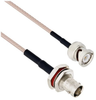 BNC Male to BNC Female Bulkhead Mount Using Flexible RG316 Coax Cable 12