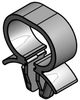Cable Clamp, Push In, Nylon 6.6, Grey; Cable Clamp / Clip Type Essentra Components - 66AJ4982 - Newark, An Avnet Company