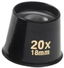 Magnifier, Eye, 20X, Bi-Aspheric Lens Rohs Compliant Coil - 92AH6928 - Newark, An Avnet Company