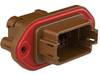 Rcpt Housing, 12Pos, Key-D, Plastic; Product Range Amphenol Sine/tuchel - 78Y0455 - Newark, An Avnet Company