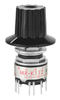 Half-Inch Diameter Process Sealed Rotaries - MRK112-A - NKK Switches