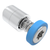 Captive Screw, 4-40 Thread, Flare-in, TORX®, Smooth Blue Knob - 52-16-11-4-008 - Southco