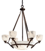 688-14 9 Light Chandelier - 688-14 - Minka Group
