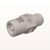 Threaded Connector, Barbed, Natural - MS2 - Qosina Corp.