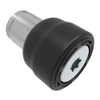 Captive Screw, 6-32 Thread, P.C. Board, TORX®, Smooth Black Knob - 47-65-241-75 - Southco