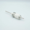 Power Feedthrough, 20,000 Volts, 7 Amps, 1 Pin, 0.25″ Stainless Steel Conductor, 1.50″ Dia Stainless Steel Weld Adapter - A0658-3-W - MPF Products, INC.