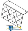 Legrand - Wiremold AC Series&trade; Double-Gang Power Plate - P8105-4DP - TelephoneStuff.com