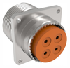 Circular Conn, Rcpt, 4Pos, Wall Mount; Military Specification Amphenol Aerospace - 47AJ3179 - Newark, An Avnet Company