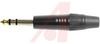 Plug, Phone; 18 AWG; Solder; 45 lbs. (Typ.); 0.118 to 0.236; Black-Nickel - 70197191 - Allied Electronics, Inc.