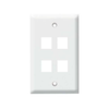 Keystone Faceplates, Frames - 5073-MWP104K-WT-ND - DigiKey
