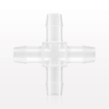 Cross Connector, Barbed - 62002 - Qosina Corp.