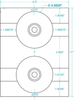 CD Donut Label with Hub Cap® - 331920 - Western Numerical Control