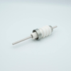 Power Feedthrough, 20,000 Volts, 55 Amps, 1 Pin, 0.25″ Nickel Conductor, 1.50″ Dia Stainless Steel Weld Adapter - A0658-2-W - MPF Products, INC.