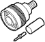 TNC Plug for RG 142B & 400 Cables - 031-4452 - Amphenol RF