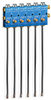 Ultra-Micro Output Air Operated Spray PurgeX for Liquid or Grease, 6 Feeds, Buna-N Seals, 12” Nozzles - B3584-106X12 - Oil-Rite Corp.