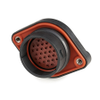 Amphenol Sine Systems AHDP02-24-31PR-SRA DuraMate AHDP Series, 31-Way Panel Mount Receptacle, Pin -- 39205