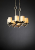 POR-8770-10-CHKR-NCKL Mid. Chandeliers-Pillar Candle - 494747 - Capital Lighting, Inc.