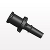 Female Luer Lock to Male Luer Slip Connector, Black - LFSLM31 - Qosina Corp.