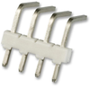 Wire-Board Connector Header, 4 Position, 0.1In; Connector Systems Amp - Te Connectivity - 06M3536 - Newark, An Avnet Company