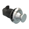 Point Push To Close Latch, Oval in-line Housing, Chrome Housing, Chrome Knob - MP-05-122-11 - Southco