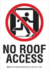 Glow-In-The Dark Safety Guidance Sign - NYC Approved - 81879 - Brady Corporation