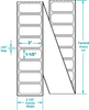Fanfolded Labels - 670454 - Western Numerical Control