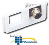 Siemon SM Bezel with 1 RCA Connector - SMC-1RC-02 - TelephoneStuff.com