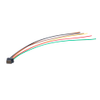 3+3 Pos. Female Receptacle DIL 22 AWG Straight Cable Assembly, 310mm, single-end, for Latches - M80-FC10668L0-0310L - Harwin Plc