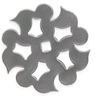 Provincial Steel Rosette for Knob: N&ordm; 73221 - 73221 - P. E. Guerin