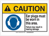 Brady B-401 Plastic Rectangle White Personal Protection Equipment (PPE) Sign - 14 in Width x 10 in Height - 144292 - 754473-96956 - R. S. Hughes Company, Inc.