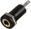 3.5Mm Jack Socket, 3 Pole, Black, Pk2 Rohs Compliant Pro Signal - 78AH2162 - Newark, An Avnet Company