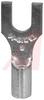 Terminal; Fork; 18 to 14 AWG; 0.590 in.(Max.); Copper; Tin; 0.030 in.; #6 - 70091930 - Allied Electronics, Inc.