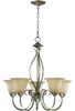 6010-5-58 Mid. Chandeliers-Glass Up - 473754 - Capital Lighting, Inc.