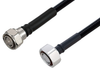 Outdoor Rated 4.3-10 Male to 7/16 DIN Male Low PIM Cable 200 cm Length Using SPO-375 Coax Using Times Microwave Parts - PE3C6500-200CM - Pasternack