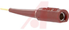 Adapter, Test; Banana Jack; 2500 V (RMS) (Max.); Red; degC (Max.) - 70198042 - Allied Electronics, Inc.
