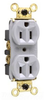 Duplex/Single Receptacle - WR5262-GRY - Thomas & Betts Corporation