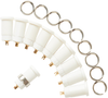 Conn, Banana, Jack, 25A, Solder, White Rohs Compliant Pomona - 51AH7190 - Newark, An Avnet Company