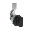 Quarter-Turn Cam Latch, Tall wing, 6mm  Grip, Not Sealed, Zinc Alloy, Powder Coat, Black - E5-1-125-040 - Southco